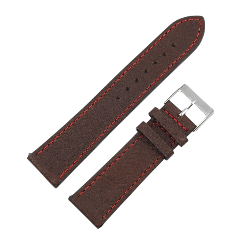 White Smoke Handmade Classic Lychee Pattern Calfskin Watch Strap for Rolex, Omega, Seiko, IWC, Tudor, Hamilton, Cartier, Panerai, Patek Philippe, Breitling - Precision Quick-Release Switch-Pin Series - 18mm 20mm 22mm 24mm 26mm - Aethelgard