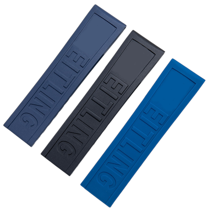 White Smoke Replacement Strap for Breitling Superocean - Blackbird - Yellow Wolf Pro - Tactical Multi-Texture Silicone - Aethelgard Atelier