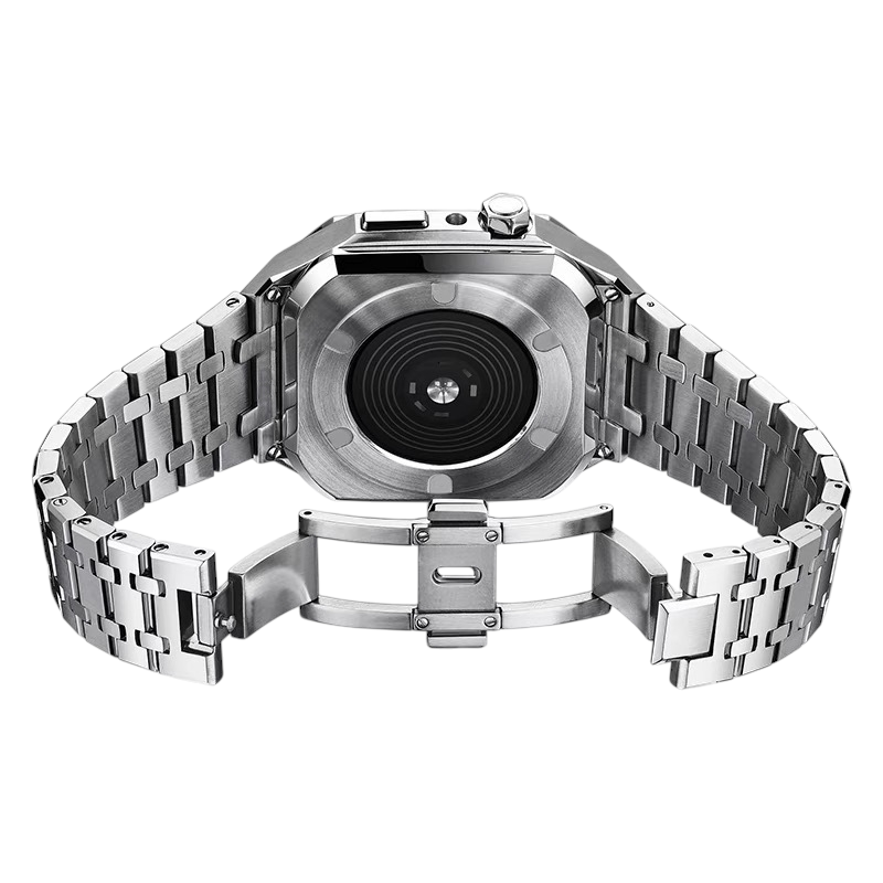 Elite AP Style Stainless Steel Mod Kit - Armor Case & 5-Link Band for iWatch