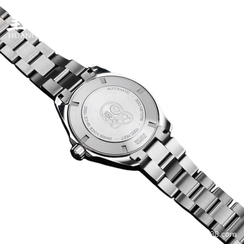 White Smoke Replacement Steel Strap for TAG Heuer Aquaracer 300 WAY201A.BA0927 - Surgical Grade Brushed Solid Steel - Aethelgard