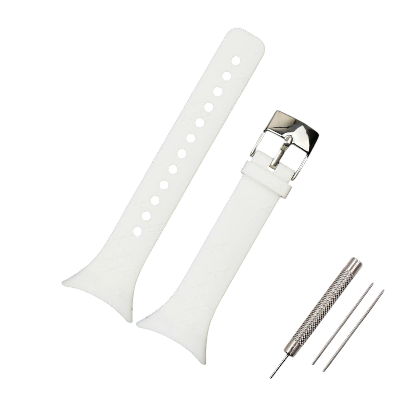 White Smoke Replacement Strap for Suunto M Series M1-M2-M4-M5 - Waterproof Outdoor Active Polymer - Aethelgard Atelier