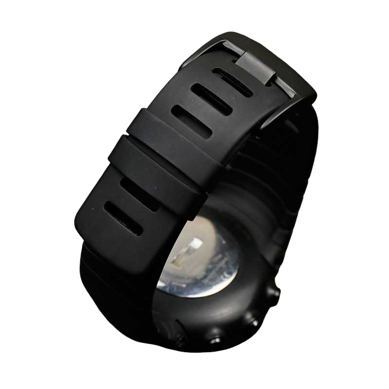 White Smoke Replacement Strap for Suunto Core - Outdoor Classic Series - Heavy-Duty All-Weather Rubber - Aethelgard Atelier