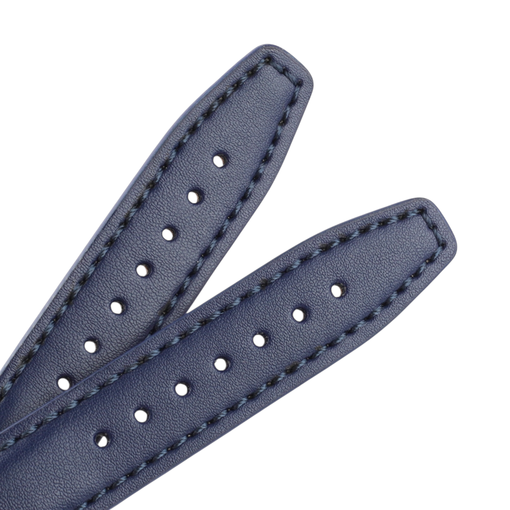 White Smoke Handmade Artisan Stitched Vintage Smooth Watch Strap for Rolex, Omega, Panerai, IWC, Tudor, Seiko, Hamilton, Patek Philippe, Breitling, Citizen - Professional Heritage Edition - 18mm 20mm 22mm 24mm - Aethelgard