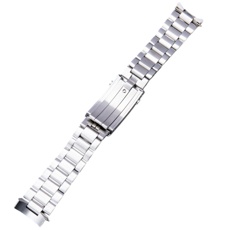 White Smoke Replacement Strap for Omega Seamaster Planet Ocean 600m Series - Integrated Solid 316L Stainless Steel - Aethelgard Atelier
