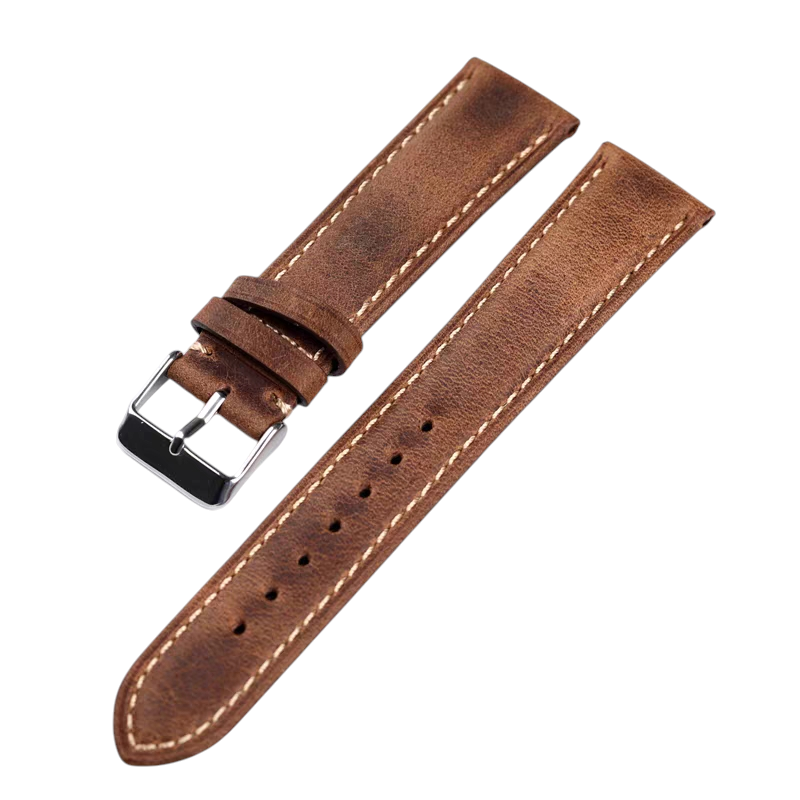 Handmade Soft Italian Heritage Calfskin Watch Strap for Rolex, Omega, IWC, Longines - Classic Dress Series - 18mm 20mm 22mm 24mm - Aethelgard