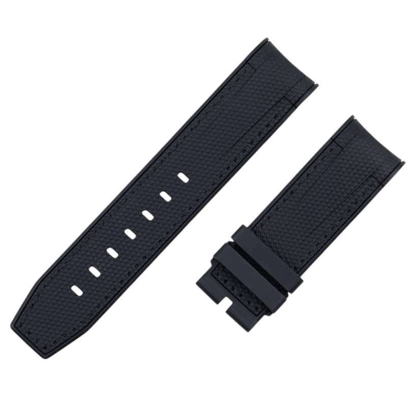 White Smoke Replacement Strap for Tudor Heritage Black Bay Bronze M79250 - Soft-Touch Liquid Silicone Rubber - Aethelgard Atelier