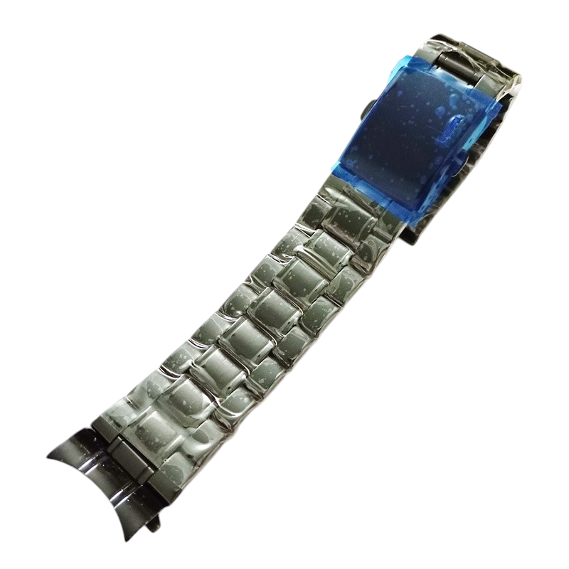 White Smoke Replacement Strap for Rolex-Tudor-Seiko Classic 5-Link Hollow-Segment Series - Lightweight High-Tensile Stainless Steel - Aethelgard