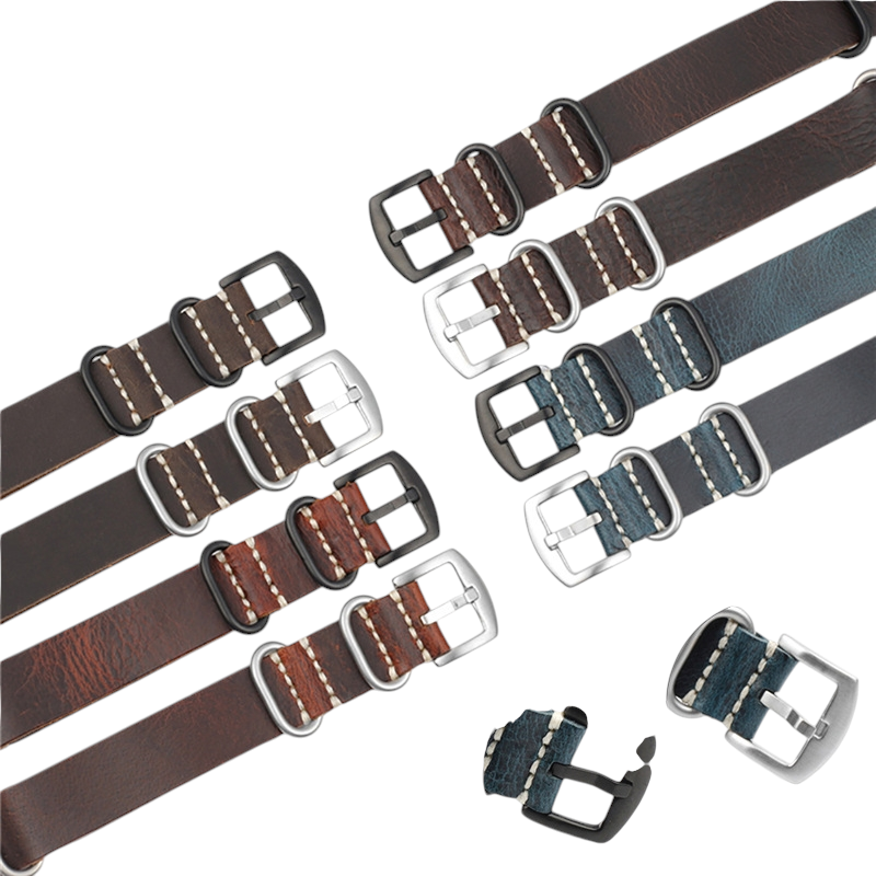 White Smoke Handmade Tectonic Cracked Earth Strap for Rolex, Omega, Seiko, IWC, Tudor, Hamilton, Cartier, Panerai, Breitling, Patek Philippe - Deep Texture Single-Pass Series - 18mm 20mm 22mm 24mm - Aethelgard