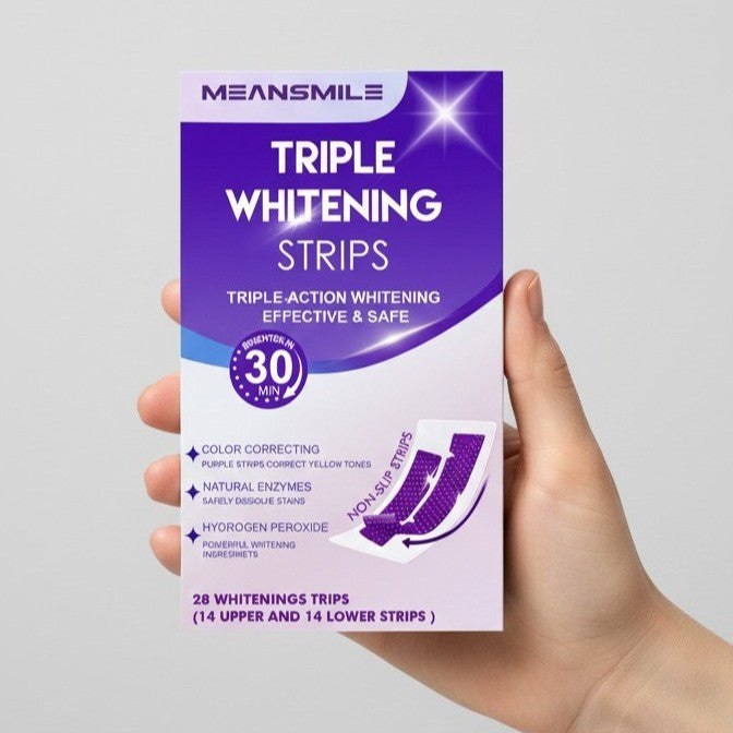 Meansmile V34 Instant Color Restoration Strips - Optical Whitening Technology