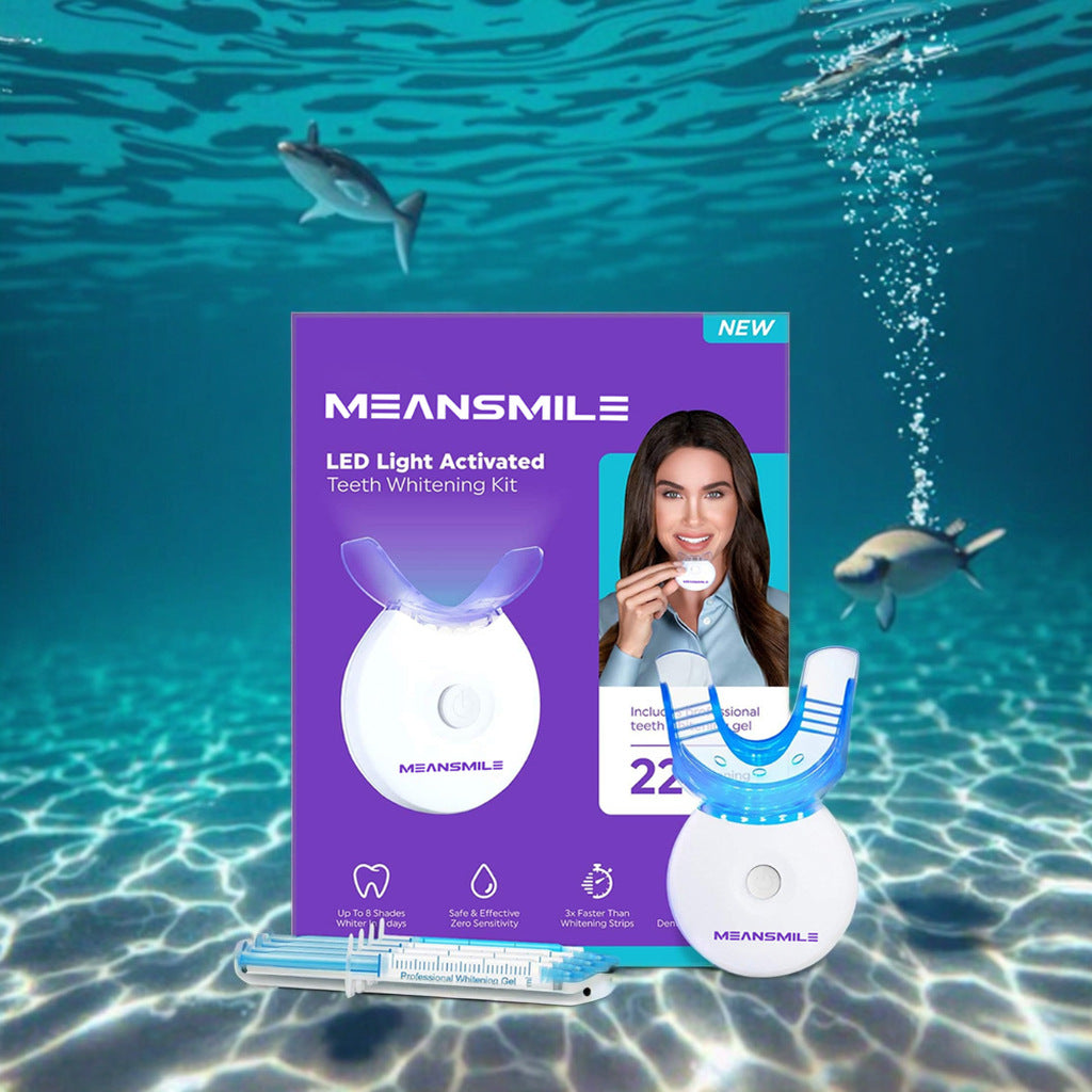 Meansmile Luminous LED Blue-Light Teeth Whitening Accelerator - Professional Grade