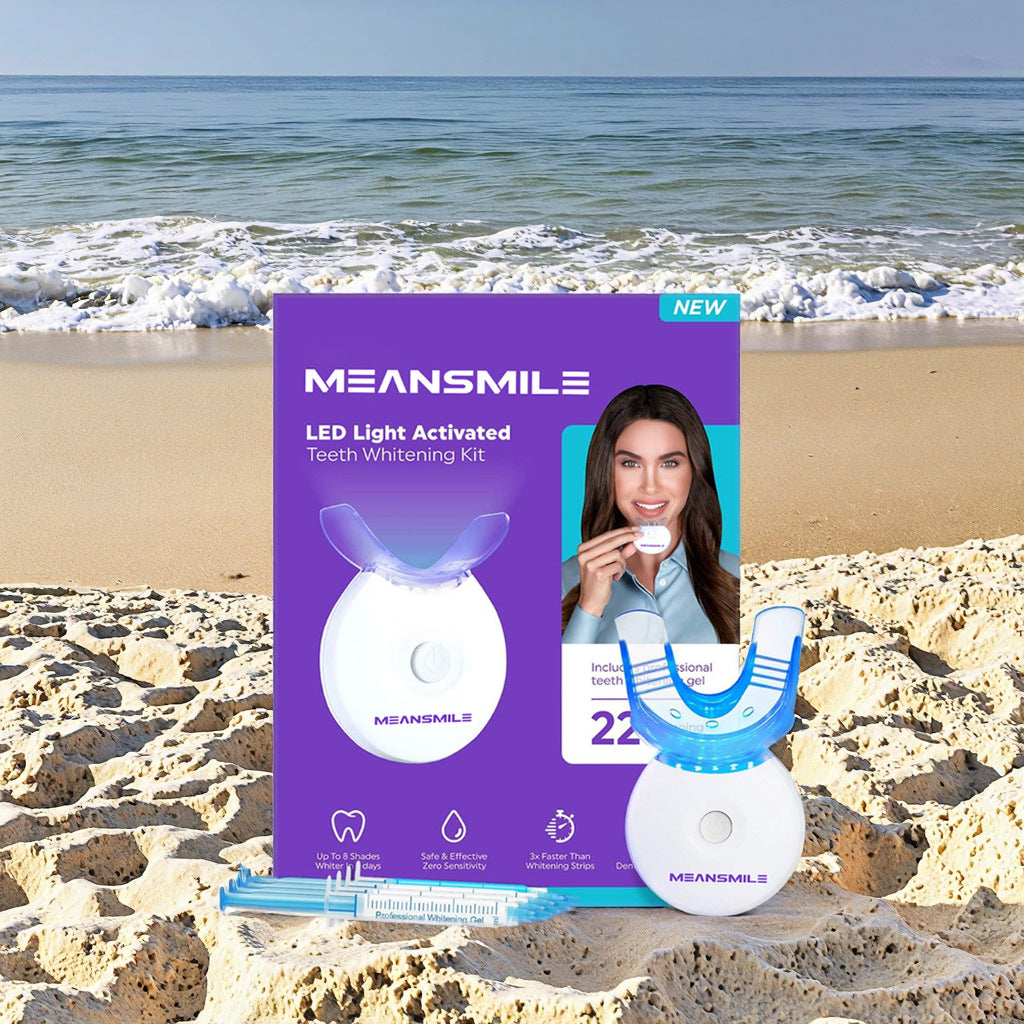 Meansmile Luminous LED Blue-Light Teeth Whitening Accelerator - Professional Grade