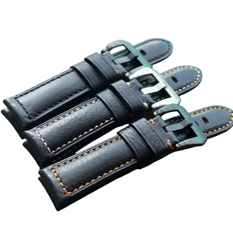 White Smoke Handmade Universal Artisan Cowhide Edition Watch Strap for Mido, Panerai, Seiko, Tissot - Bespoke Multi-Brand Series - 18mm 20mm 22mm 24mm - Aethelgard
