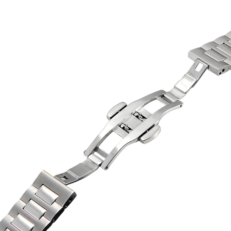 White Smoke Replacement Strap for Patek Philippe Nautilus 5711-5712-5726-5980 Series - Solid Link 316L Stainless Steel 13mm - Aethelgard Atelier