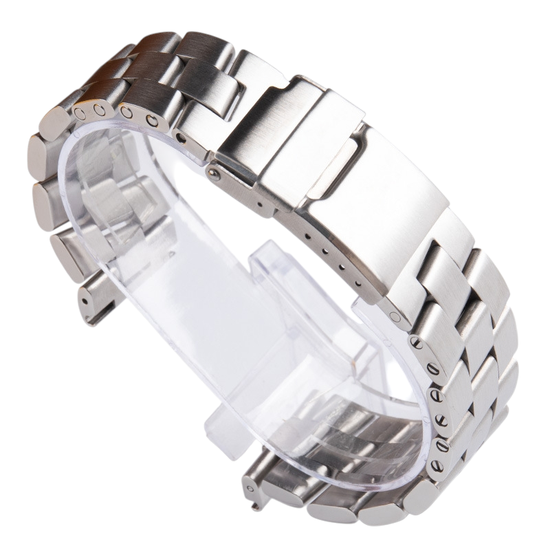 White Smoke Replacement Strap for Breitling Navitimer - Avenger - Blackbird Blacksteel - 316L Solid Marine Grade Stainless Steel - Aethelgard Atelier