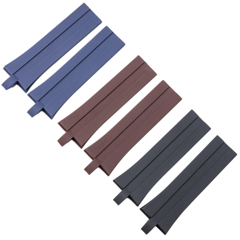 White Smoke Replacement Strap for Porsche Design P6360 Flat Six Series - Industrial Grade Vulcanized Rubber - Aethelgard Atelier