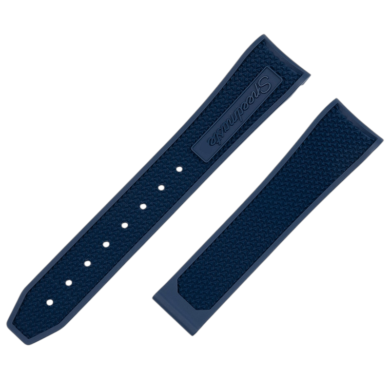 White Smoke Replacement Strap for Omega Seamaster 300 - Speedmaster Panda - Premium FKM Performance Rubber - Aethelgard Atelier