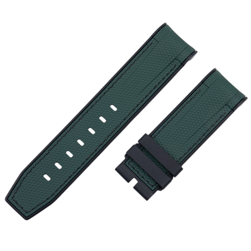 White Smoke Replacement Strap for Tudor Heritage Black Bay Bronze M79250 - Soft-Touch Liquid Silicone Rubber - Aethelgard Atelier