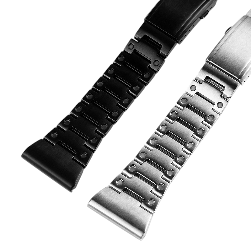 White Smoke Replacement Strap for SevenFriday Q - M - P Series - Industrial Solid 316L Stainless Steel - Aethelgard