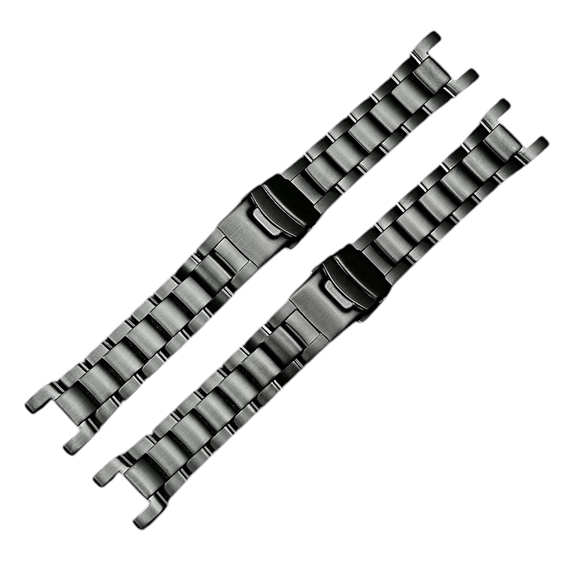 White Smoke Replacement Strap for Casio G-SHOCK Gravitymaster GA-1000-1100 GW-A1000-A1100 | Impact-Resistant Solid PVD Stainless Steel | Aethelgard Atelier