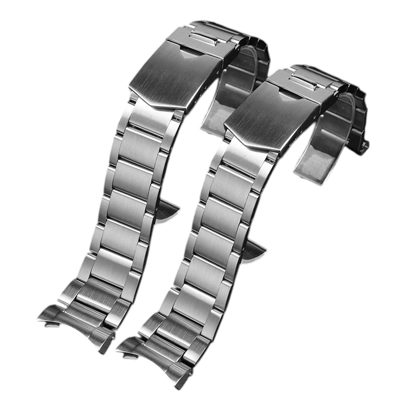 White Smoke Replacement Strap for Tudor Heritage Black Bay - Fifty-Eight - Solid Core 316L Stainless Steel Link - Aethelgard Atelier