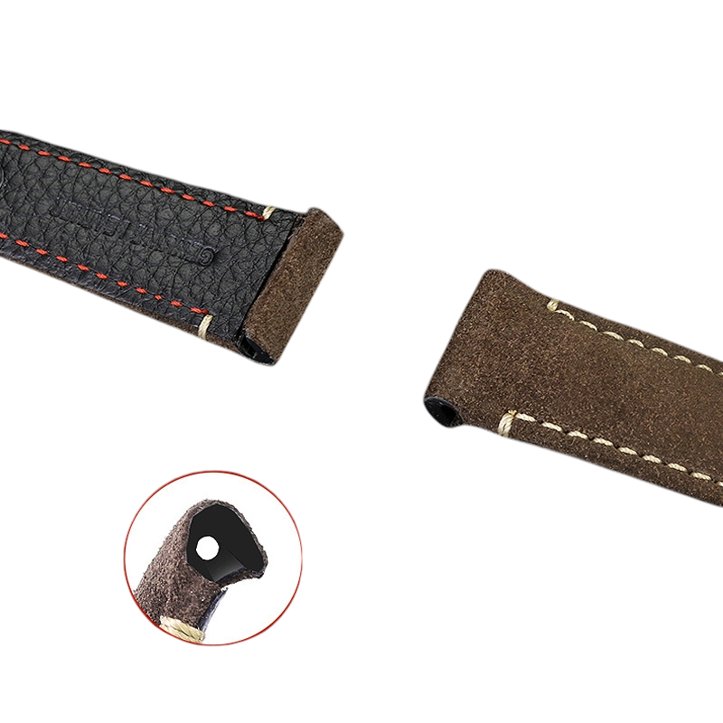 White Smoke Replacement Strap for Omega Speedmaster Dark Side of the Moon - Frosted Matte Heritage Genuine Leather - Aethelgard Atelier