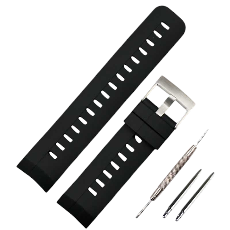 White Smoke Replacement Strap for Suunto Spartan - Ambit 3V - Sport Series - Tactical-Grade Active Silicone - Aethelgard Atelier