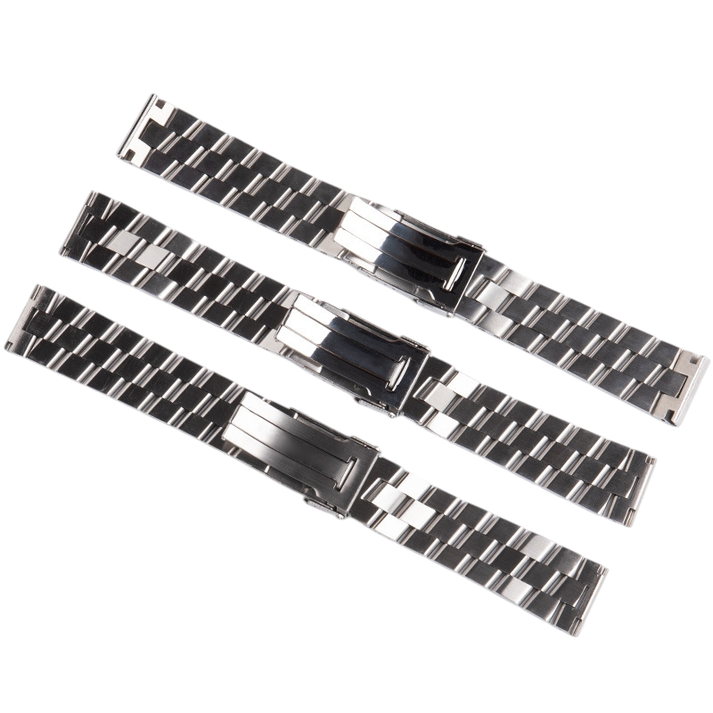 White Smoke Replacement Strap for Breitling Navitimer - Avenger - Blackbird Blacksteel - 316L Solid Marine Grade Stainless Steel - Aethelgard Atelier