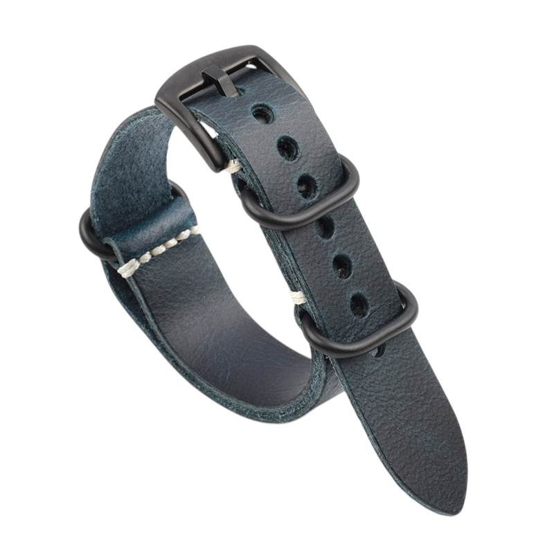 White Smoke Handmade Tectonic Cracked Earth Strap for Rolex, Omega, Seiko, IWC, Tudor, Hamilton, Cartier, Panerai, Breitling, Patek Philippe - Deep Texture Single-Pass Series - 18mm 20mm 22mm 24mm - Aethelgard