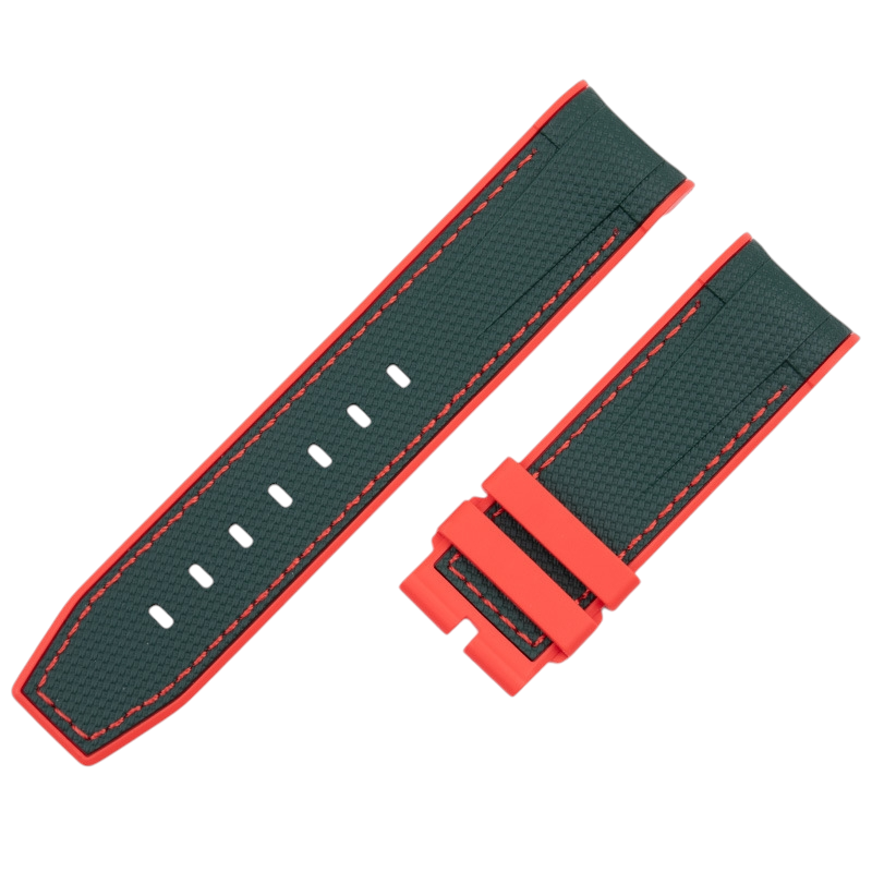 White Smoke Replacement Strap for Tudor Heritage Black Bay Bronze M79250 - Soft-Touch Liquid Silicone Rubber - Aethelgard Atelier