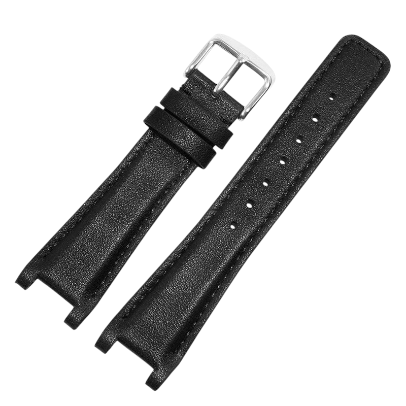 White Smoke Replacement Strap for Gucci GC YA1332 - 1333 - 1335 Series - Notched Interface Artisan Genuine Leather - Aethelgard Atelier