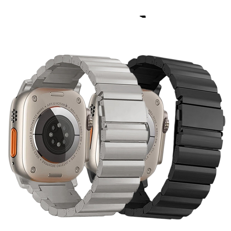 Elite Bamboo Style Titanium Alloy Band for Apple Watch Series 10 & Ultra