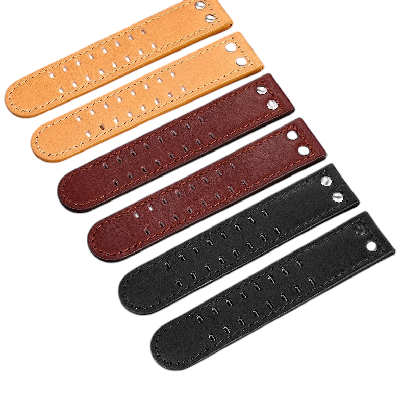 White Smoke Replacement Strap for Hamilton Khaki Aviation - Khaki Field Series - Artisan Italian Full-Grain Leather - Aethelgard Atelier