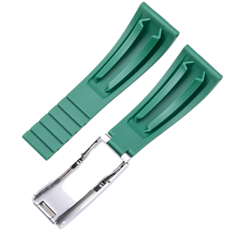 White Smoke Replacement Strap for Rolex Sky-Dweller 42mm - Sky-Watcher - Professional Grade High-Density Rubber - Aethelgard