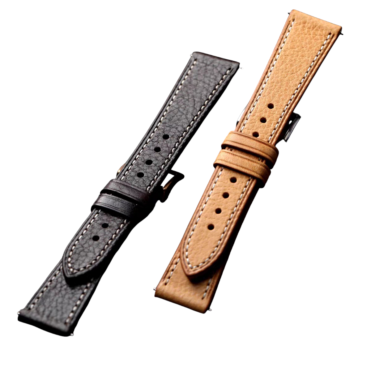 Handmade Vintage Italian Datejust Leather Watch Strap for Rolex Datejust, Tudor, Omega - Classic Heritage Series - 18mm 20mm 22mm 24mm - Aethelgard