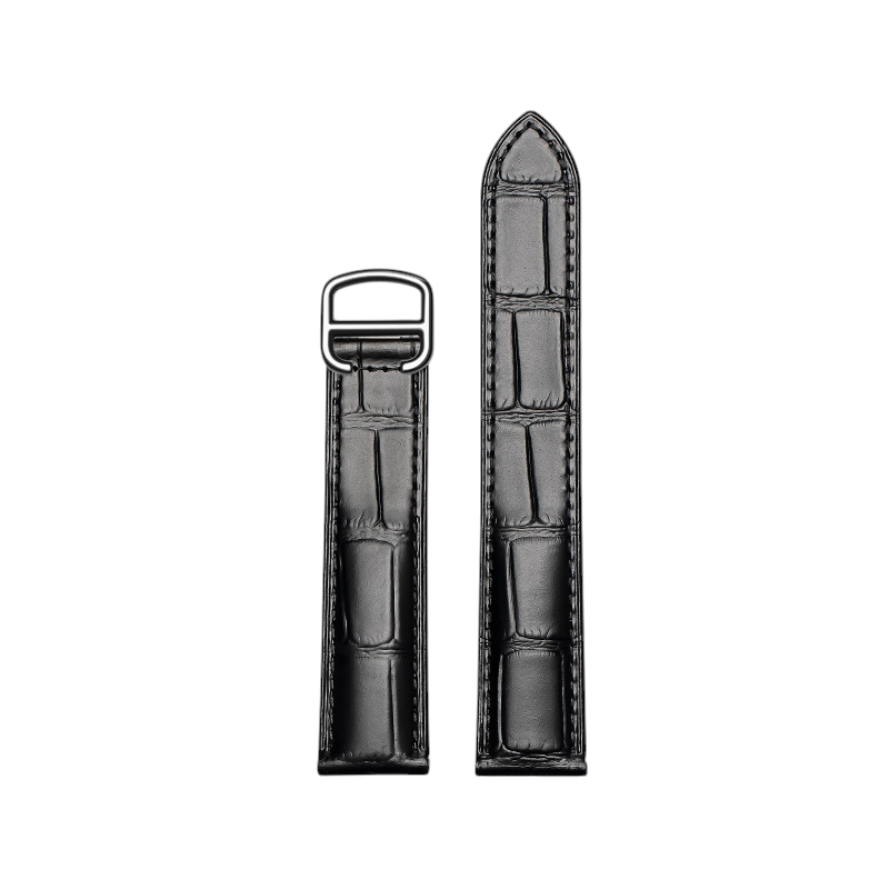 White Smoke Replacement Strap for Cartier Tank Series | Premium Bovine Leather | Aethelgard Atelier