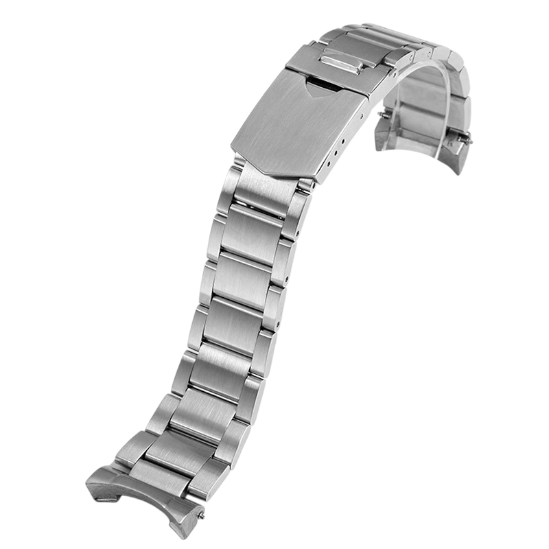 White Smoke Replacement Strap for Tudor Heritage Black Bay - Fifty-Eight - Solid Core 316L Stainless Steel Link - Aethelgard Atelier