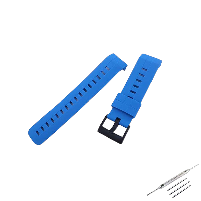 White Smoke Replacement Strap for Suunto Spartan - Ambit 3V - Sport Series - Tactical-Grade Active Silicone - Aethelgard Atelier
