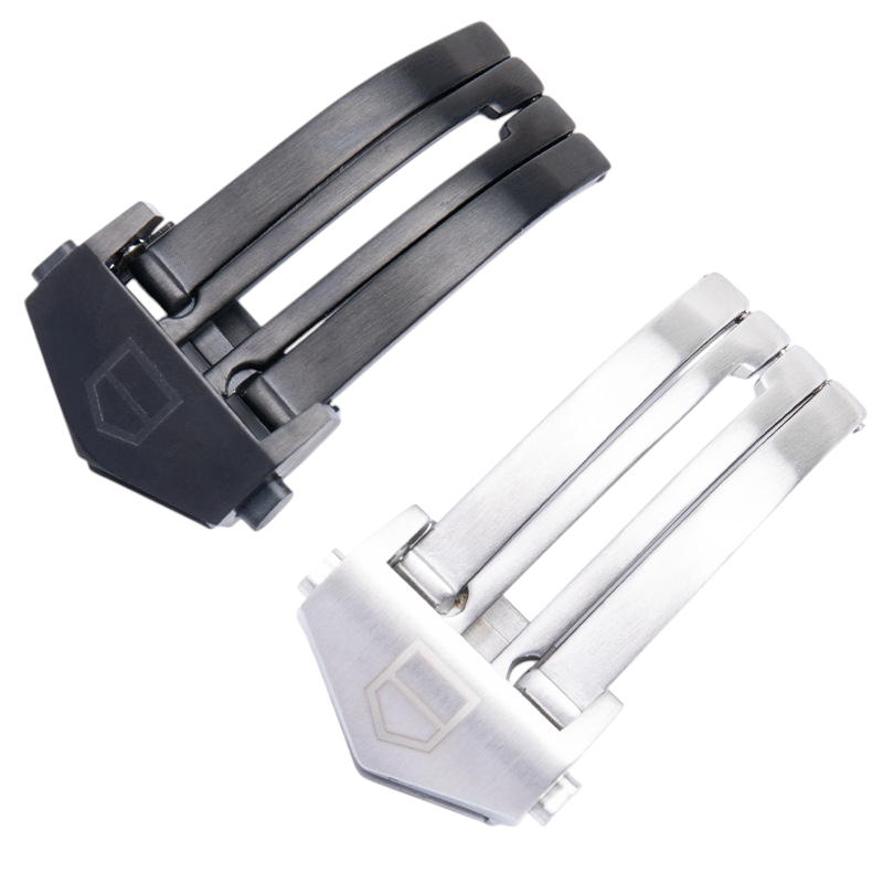 White Smoke Replacement Strap for TAG Heuer Aquaracer - F1 Concept Series - Ergonomic Arc-Mouth Silicone - Aethelgard Atelier