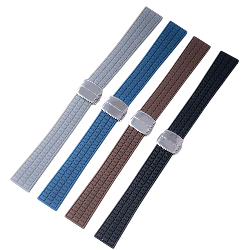 White Smoke Replacement Strap for Patek Philippe Aquanaut 5067A-001 Series - High-Density Waterproof Silicone Rubber - Aethelgard Atelier