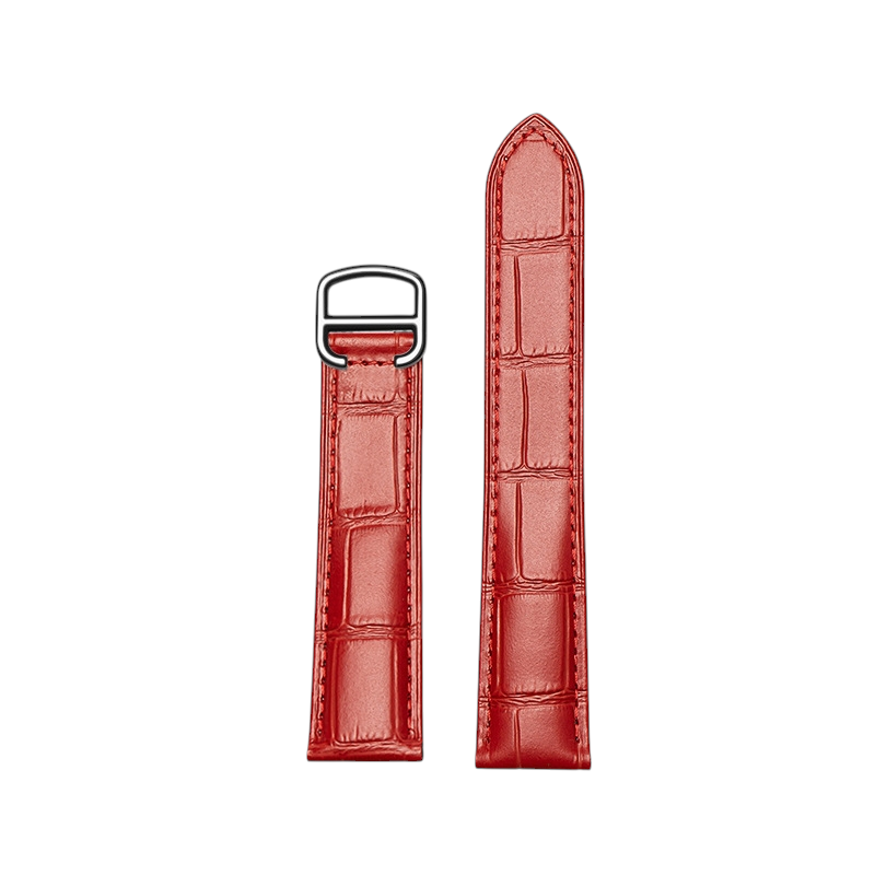 White Smoke Replacement Strap for Cartier Tank Series | Premium Bovine Leather | Aethelgard Atelier