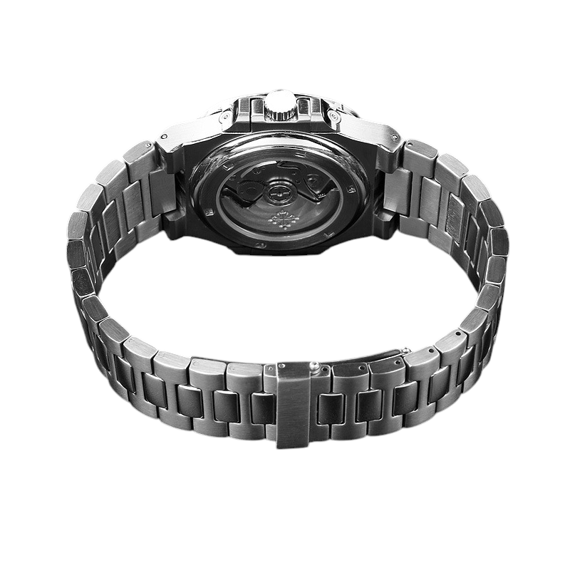 White Smoke Replacement Steel Strap for Patek Philippe Nautilus 5711 - 5712 Series - Premium Notched Solid Stainless Steel - Aethelgard