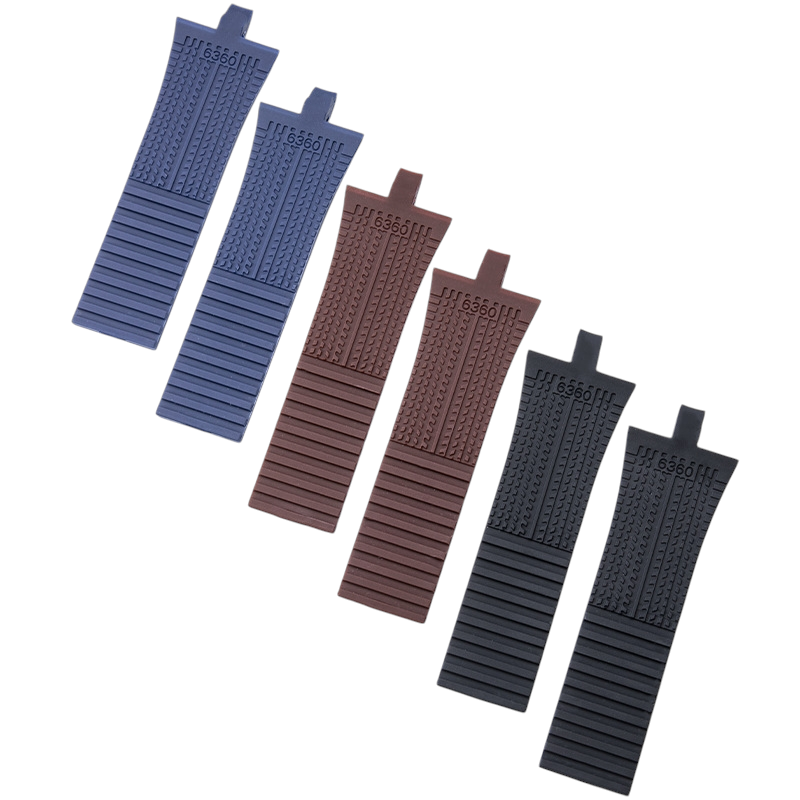 White Smoke Replacement Strap for Porsche Design P6360 Flat Six Series - Industrial Grade Vulcanized Rubber - Aethelgard Atelier