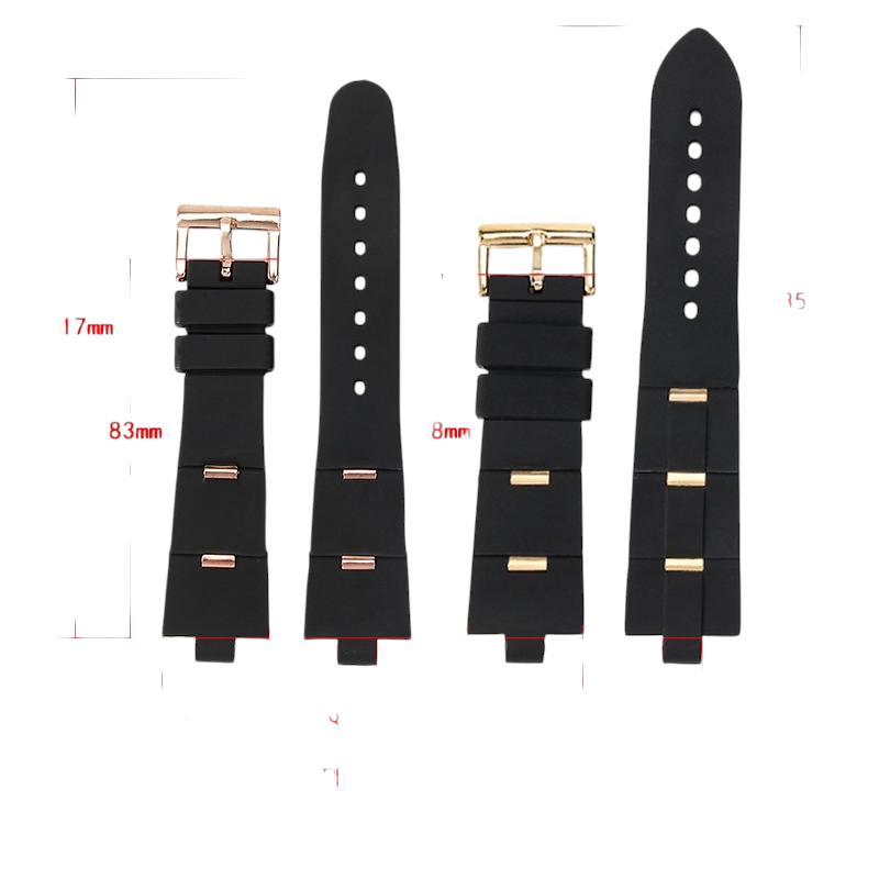 White Smoke Replacement Strap for Bvlgari Diagono DP42C14SVDGMT Series - Bespoke Notched High-Density Silicone - Aethelgard Atelier