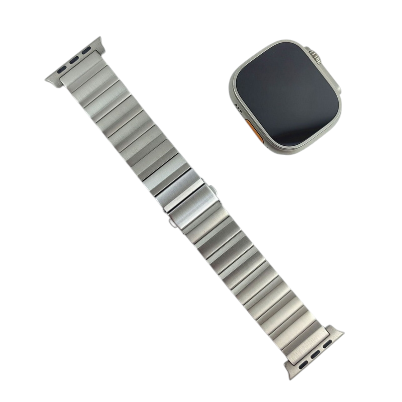Elite Bamboo Style Titanium Alloy Band for Apple Watch Series 10 & Ultra