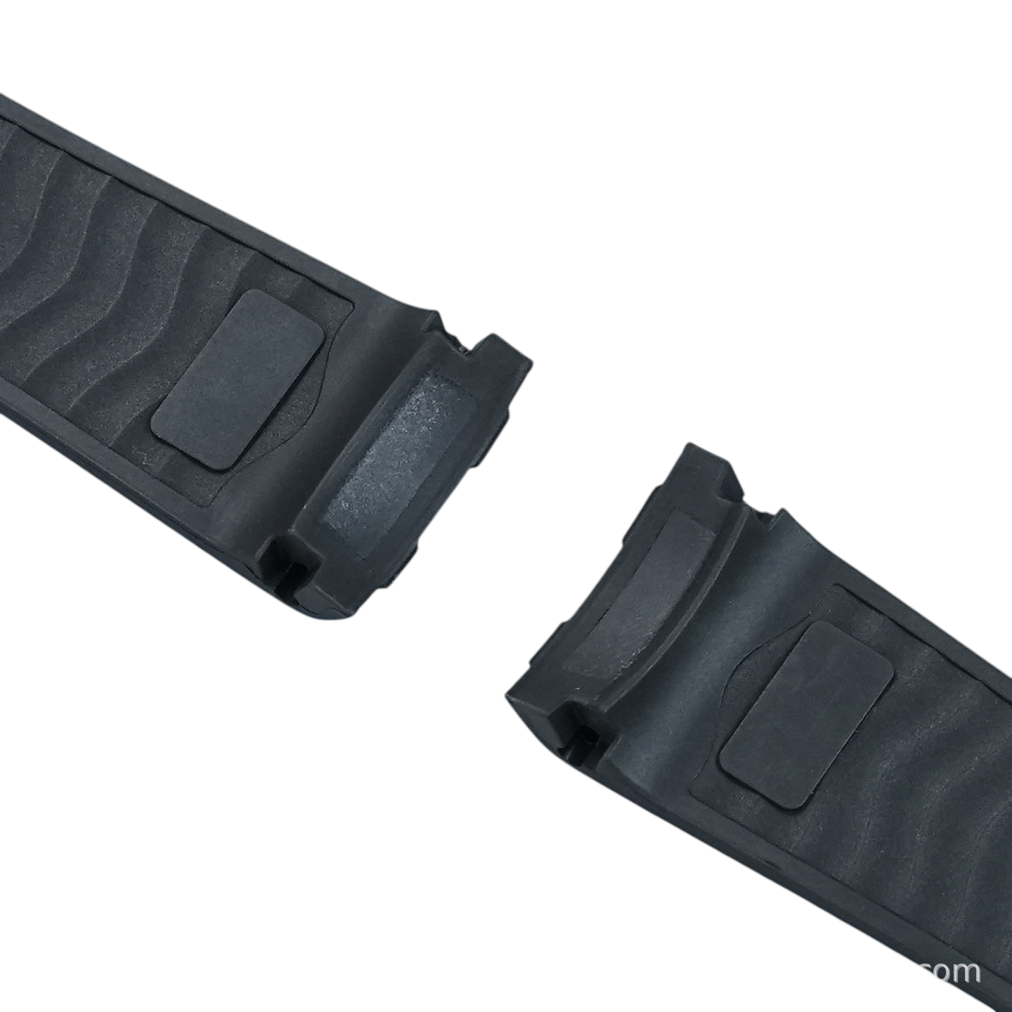 White Smoke Replacement Strap for Omega Seamaster 300 Master Co-Axial - Professional Grade FKM Vulcanized Rubber - Aethelgard