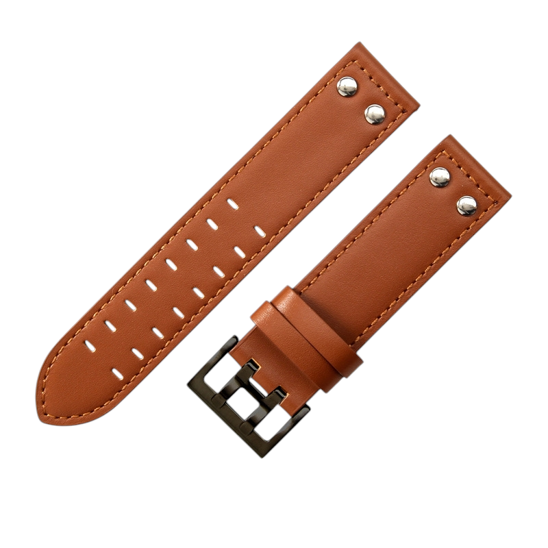 Replacement Strap for Hamilton Khaki Field H70595593 - H70655733 Series - Genuine Oil-Waxed Heritage Leather - Aethelgard Atelier