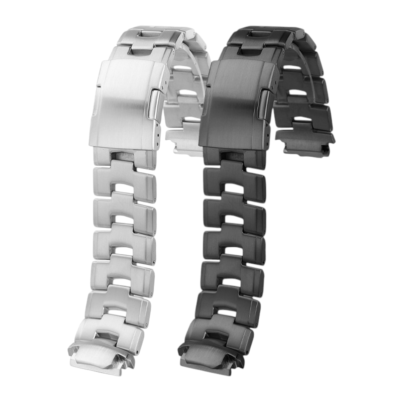 White Smoke Replacement Strap for Tissot T-Race Cycling T111.417 Series - Solid Titanium and Steel Hybrid - Aethelgard Atelier