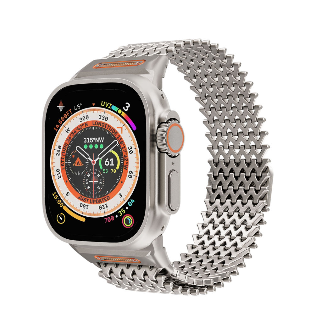 Professional Magnetic Link Bracelet - Stainless Steel for Apple Watch Series 10 & Ultra