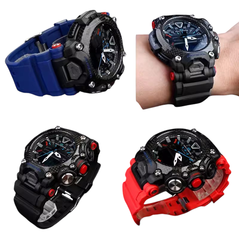 White Smoke Replacement Strap for Casio G-SHOCK Gravitymaster GR-B200 - Impact-Resistant Aerospace Resin - Aethelgard