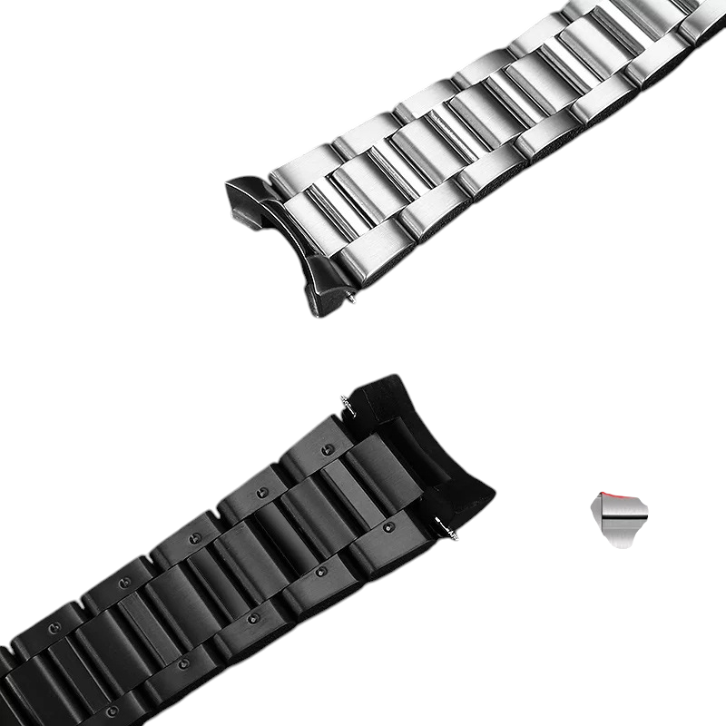 White Smoke Replacement Strap for TAG Heuer Aquaracer WAY201A / F1 | 316L Surgical Grade Stainless Steel | Aethelgard Atelier
